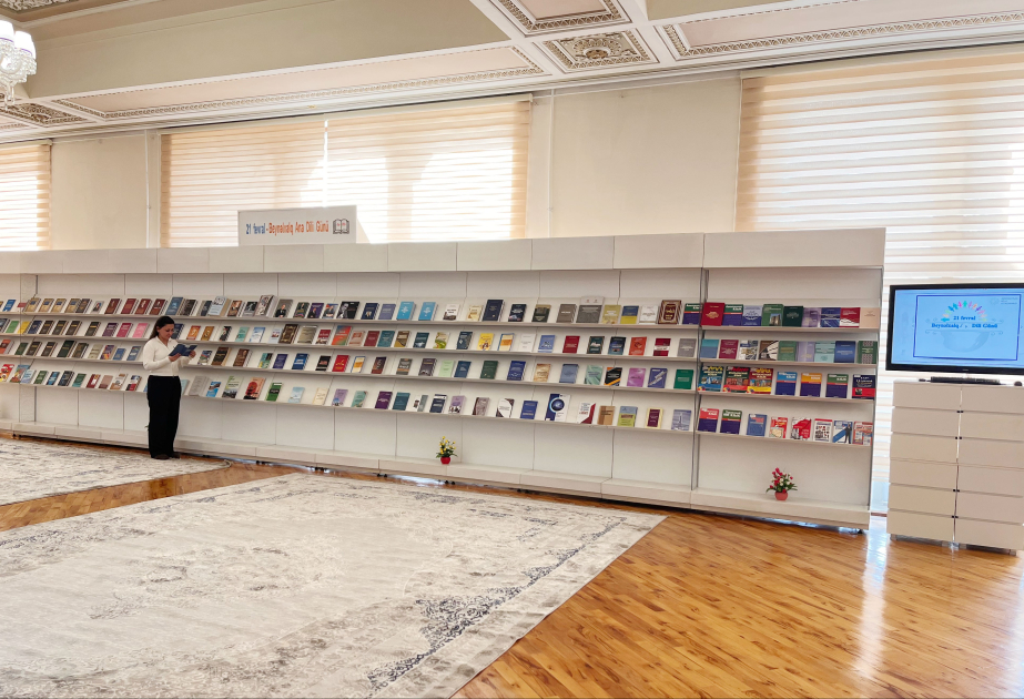 Milli Kitabxanada “21 Fevral – Beynəlxalq Ana Dili Günü” adlı sərgilər açılıb