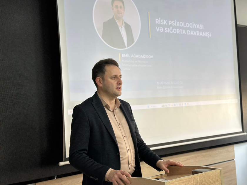 BDU tələbələrinə sığorta sahəsində qərarvermə mexanizmləri izah olunub - FOTO