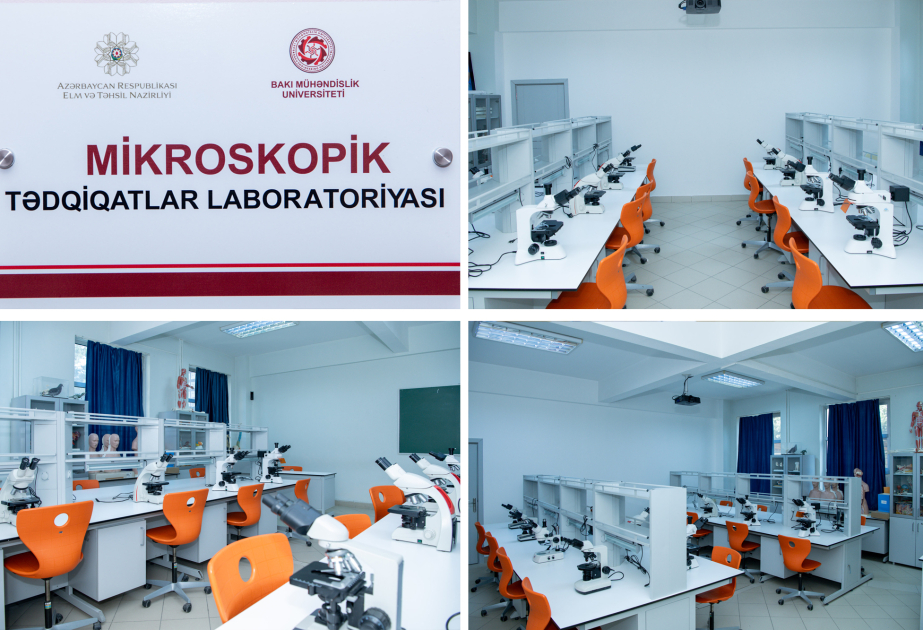 BMU-da Mikroskopik tədqiqatlar və Mikrobiologiya laboratoriyaları istifadəyə verilib