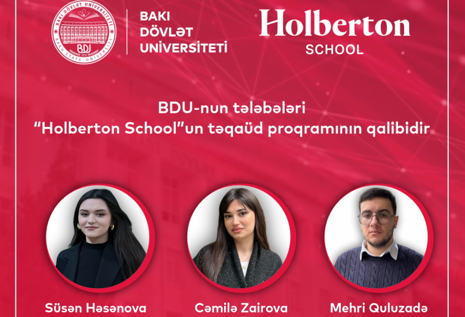 BDU-nun tələbələri “Holberton School”un təqaüd proqramının qalibidir