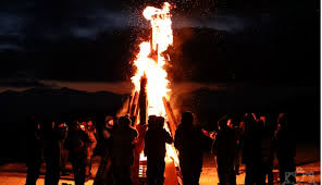 Kəlbəcər şəhərində 33 il sonra çərşənbə tonqalı