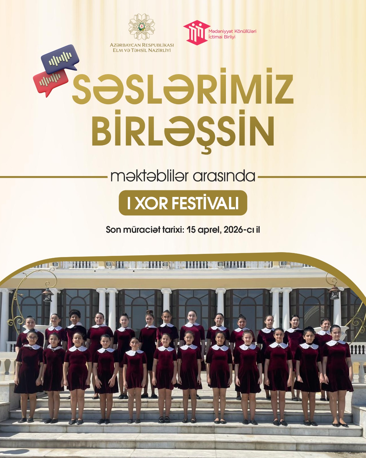 “Səslərimiz birləşsin” I Xor Festivalına start verilir