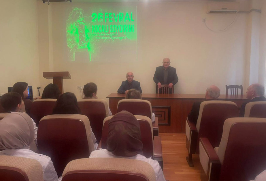 Kimya İnstitutunda Xocalı soyqırımı qurbanlarının xatirəsi anılıb