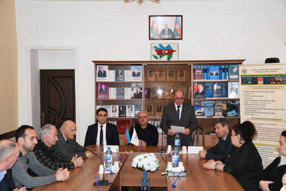 AMEA-nın Şəki Regional Elmi Mərkəzində Xocalı soyqırımı qurbanlarının xatirəsi anılıb