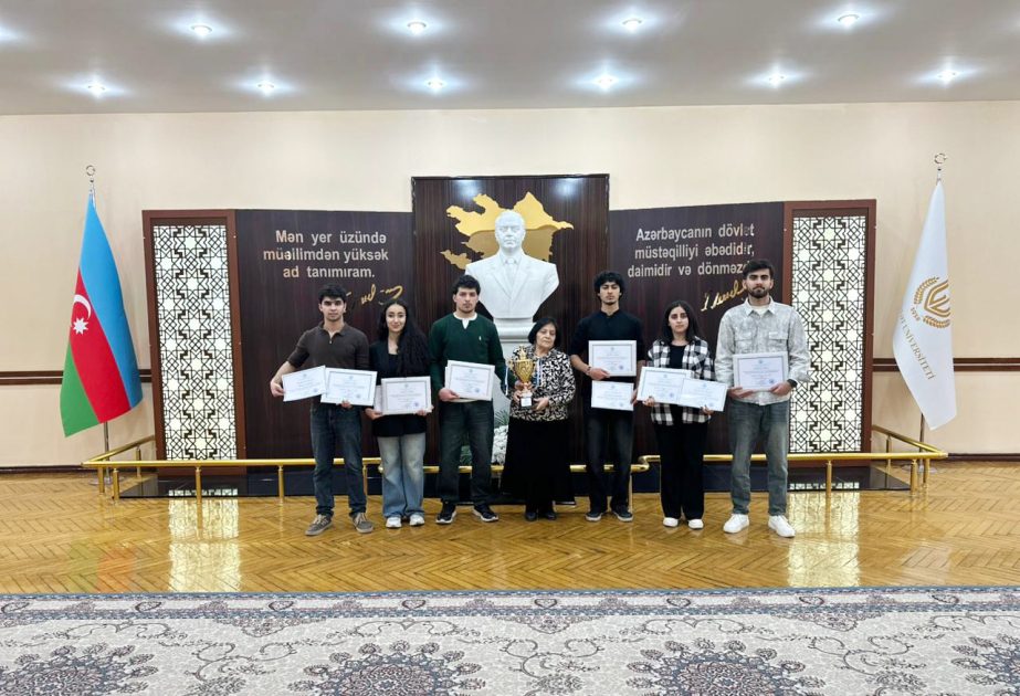 GDU-nun komandası “Tariximizin həqiqətləri” adlı elmi-intellektual yarışın qalibi olub