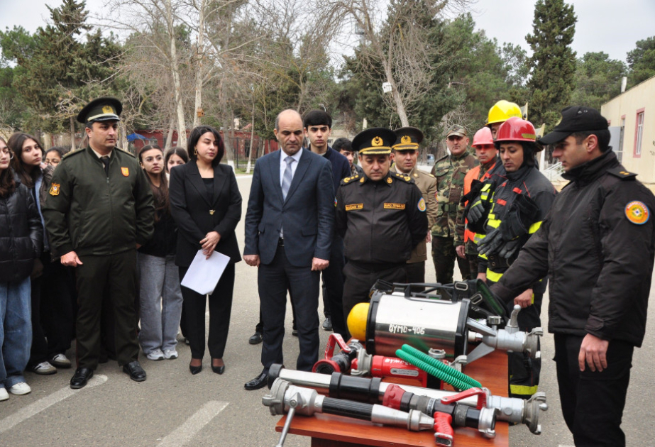 FHN Ümumdünya Mülki Müdafiə Günü ilə əlaqədar silsilə tədbirlər keçirib