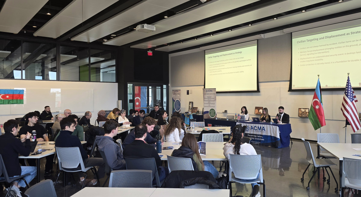 İllinoys Universitetində Xocalı həqiqətlərindən danışılıb