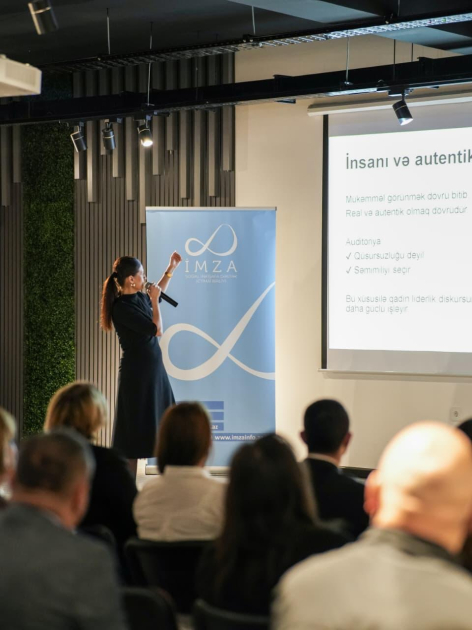 “İMZA” Birliyinin üzvləri üçün şəxsi imicin formalaşdırılması üzrə müasir yanaşmalar təqdim edilib