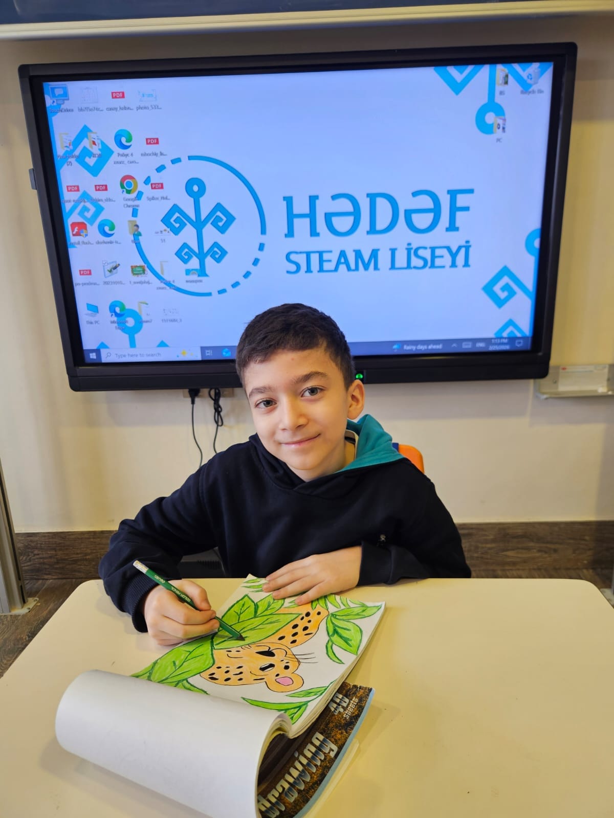 “Rəsm mənə hisslərimi ifadə etməyə kömək edir” - Yusif Quliyev 