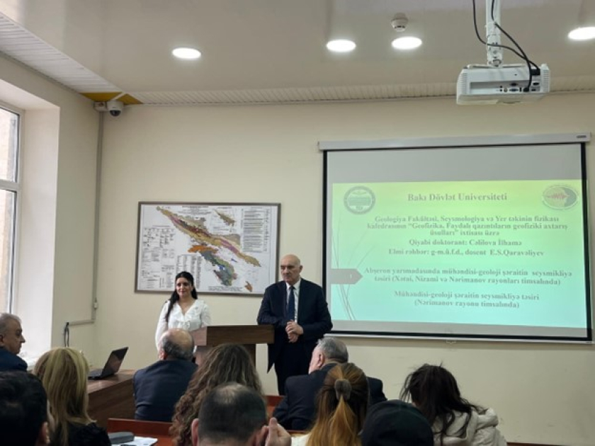 Abşeron yarımadasında mühəndis-geoloji şəraitin seysmikliyə təsiri – elmi seminar