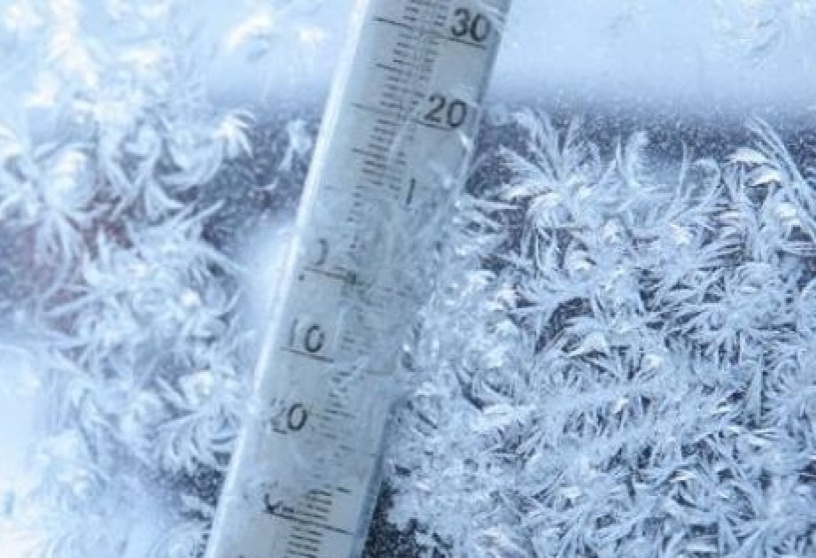 Sabah bəzi yerlərdə 15 dərəcə şaxta olacaq