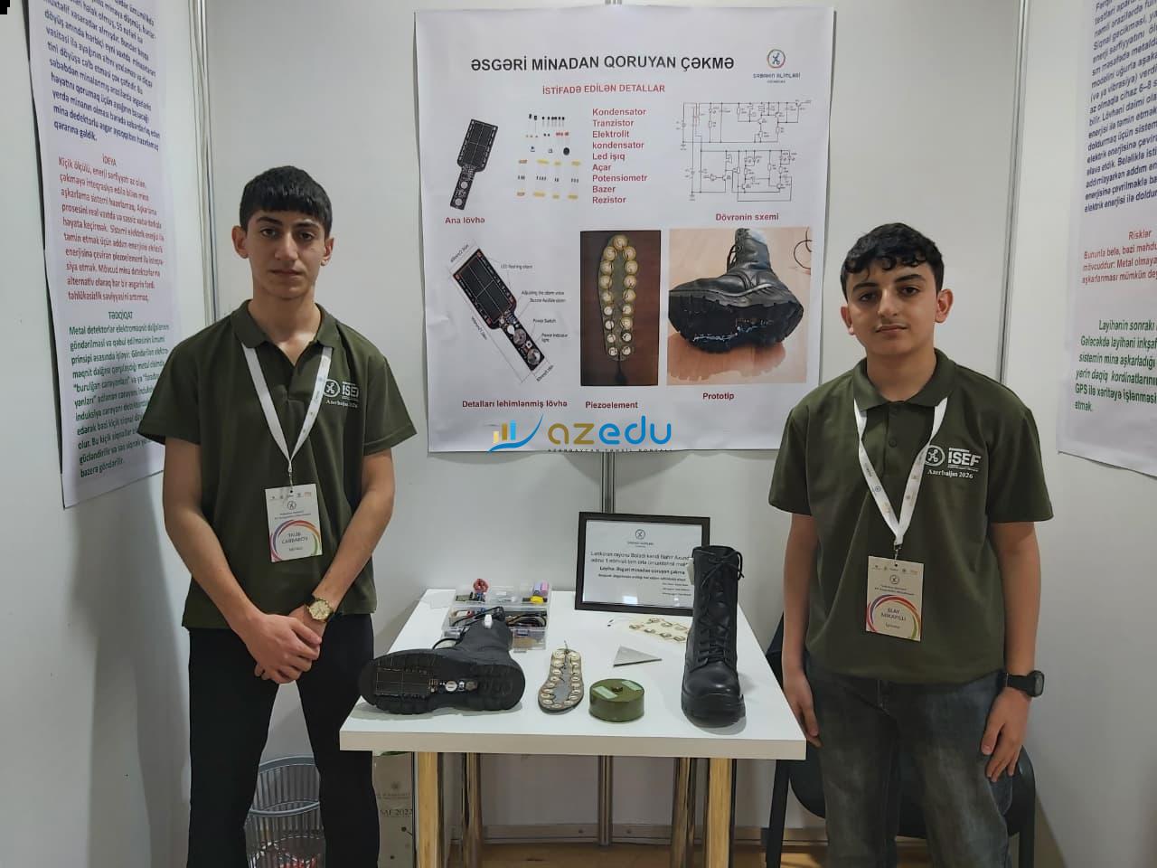 “Sabahın alimləri” müsabiqəsində mina təhlükəsinə qarşı yeni layihə təqdim olundu