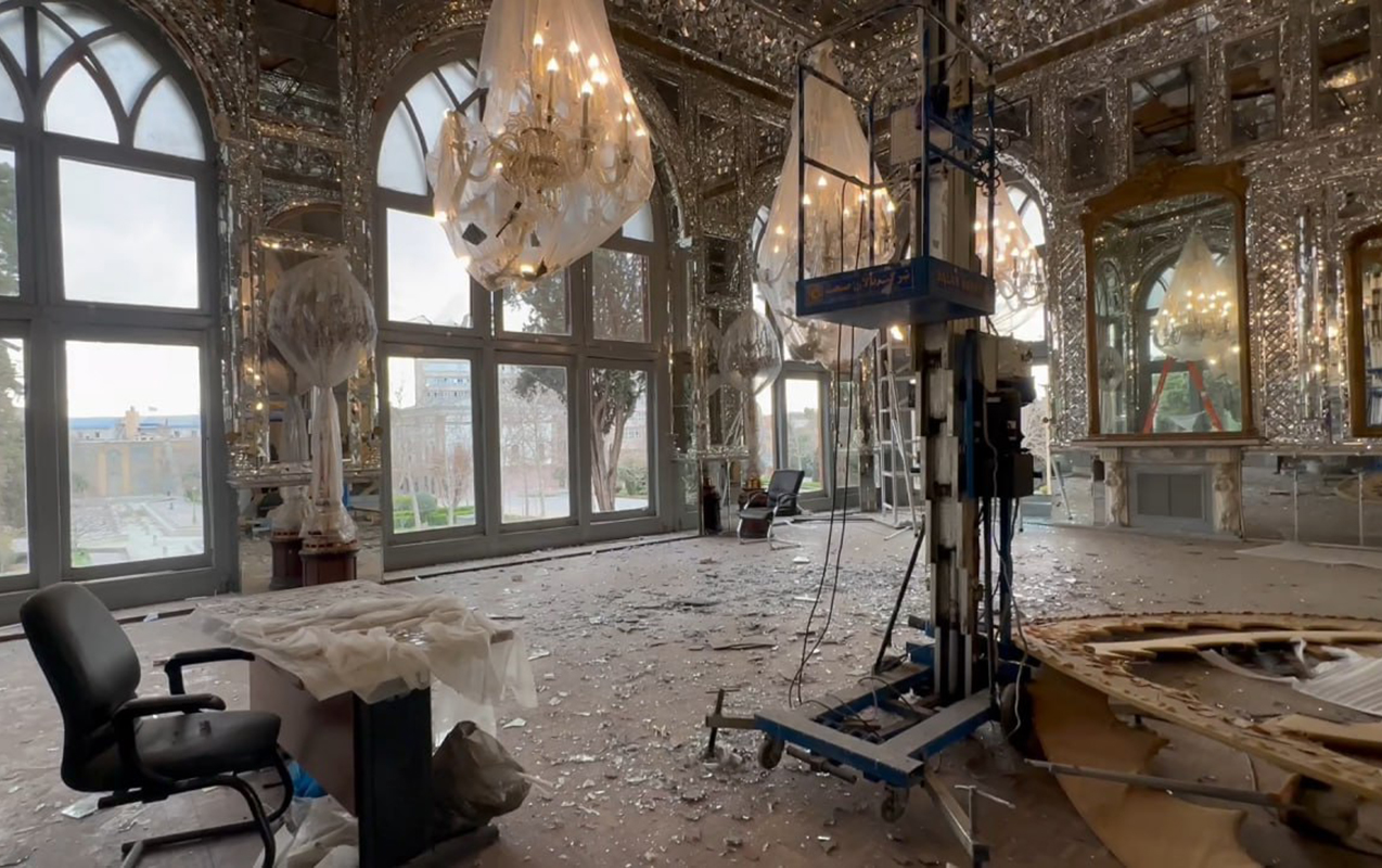 Səfəvilərin İranda tikdirdiyi tarixi saraya da zərər dəyib