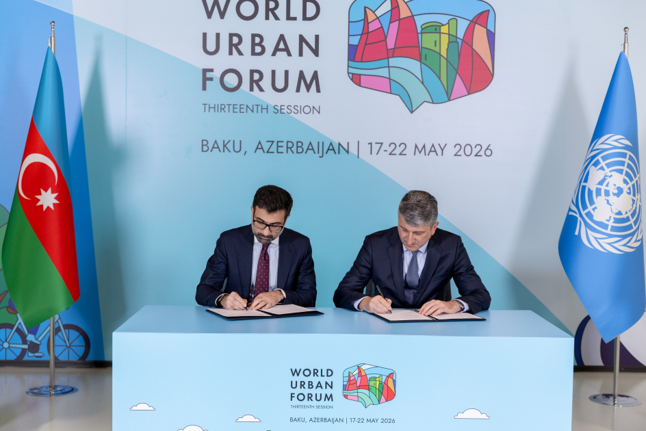 WUF13 çərçivəsində “Təmiz Şəhər” ASC ilə memorandum imzalanıb