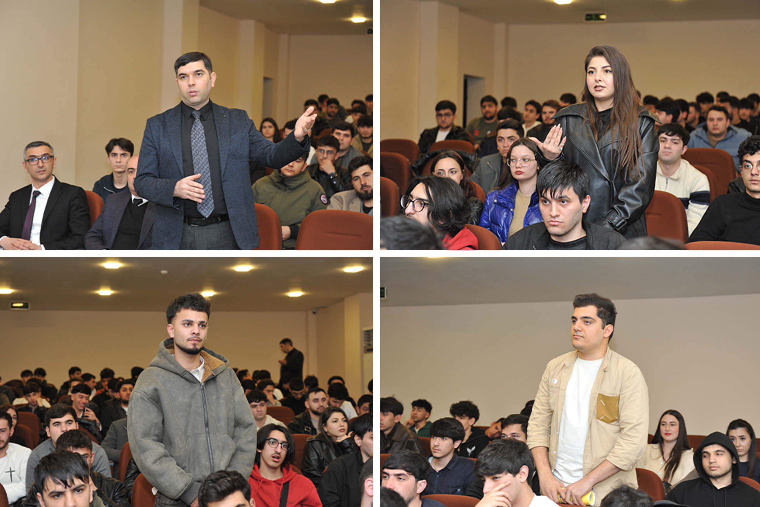 BMU-da AGTL nümayəndələri ilə tələbələrin görüşü təşkil olunub - FOTO