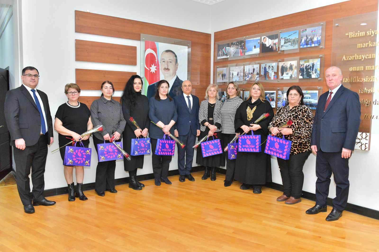 SDU-da 8 Mart münasibətilə şəhid ailə üzvləri ilə görüş keçirilib - FOTO