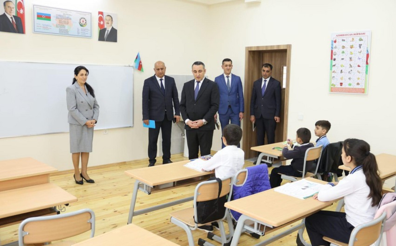 Elm və təhsil naziri Xankəndi və Xocalıda təhsil müəssisələrində olub