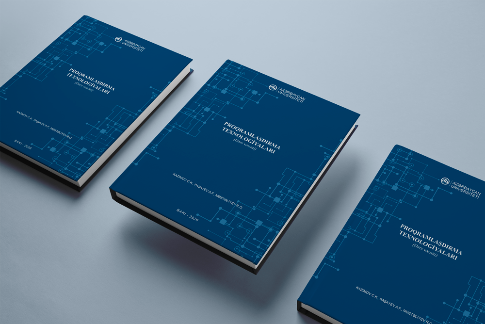 Azərbaycan Universitetinin əməkdaşları “Proqramlaşdırma texnologiyaları” adlı dərs vəsaiti hazırlayıblar