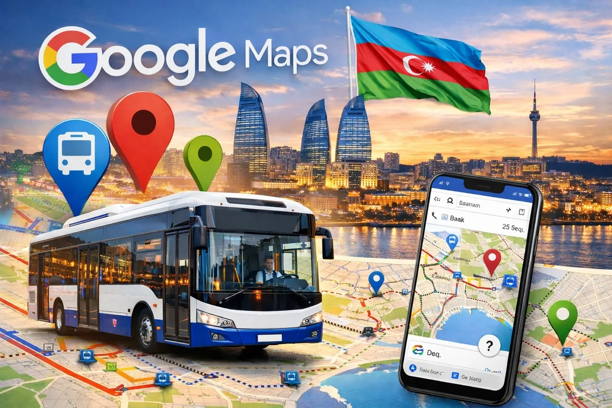 "Google Maps"dən Bakı ilə bağlı yenilik 