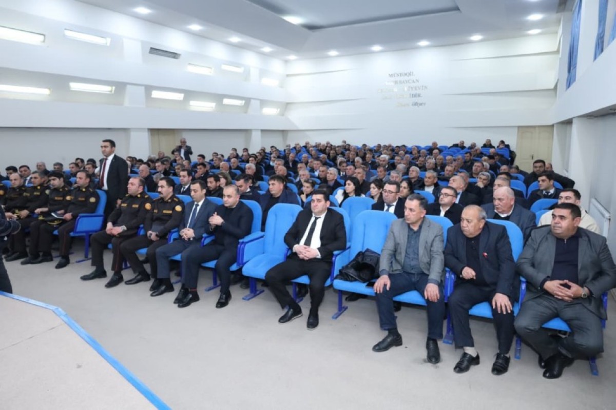 Bərdədə yanğın təhlükəsizliyi ilə bağlı müşavirə keçirilib