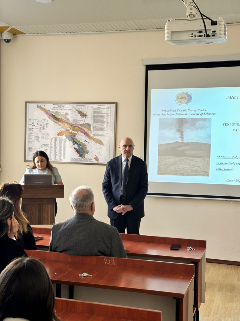 Tələbələr palçıq vulkanlarının fəaliyyətinin seysmoloji aspektləri ilə tanış olublar