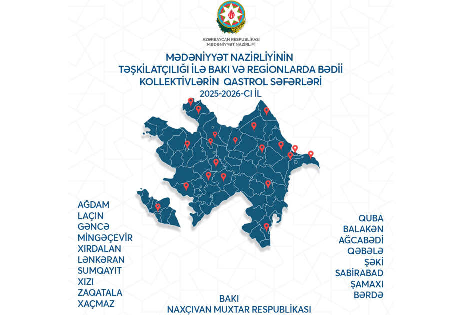 Bakı və regionları bir araya gətirən ilk mədəni qastrol
