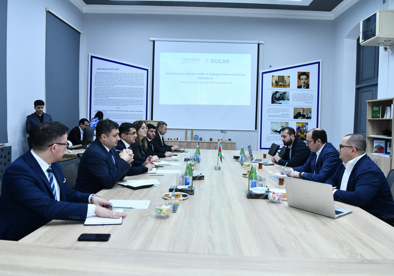 ADNSU ilə SOCAR innovasiya və süni intellekt istiqamətində əməkdaşlıq edəcək