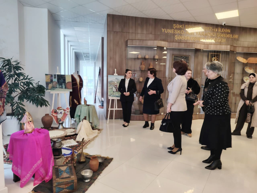 Şəkidə “Milli-mənəvi dəyərlərimiz” adlı sərgi təşkil olunub