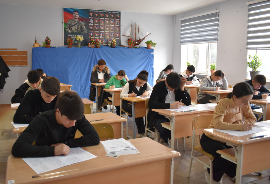 Zaqatala, Qax və Balakəndə buraxılış imtahanları 10 mərkəzdə aparılıb