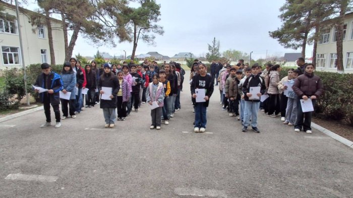 Kərkicahan qəsəbə məktəbində fənn müsabiqəsi