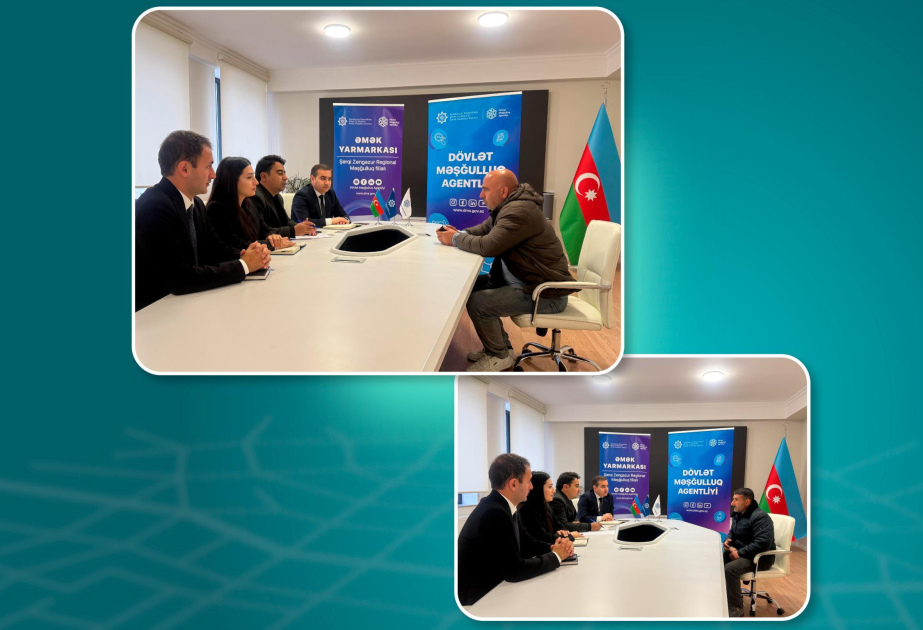 Cəbrayılda əmək yarmarkasında konstruksiya quraşdırıcısı və elektrik üzrə vakansiyalar təqdim olunub