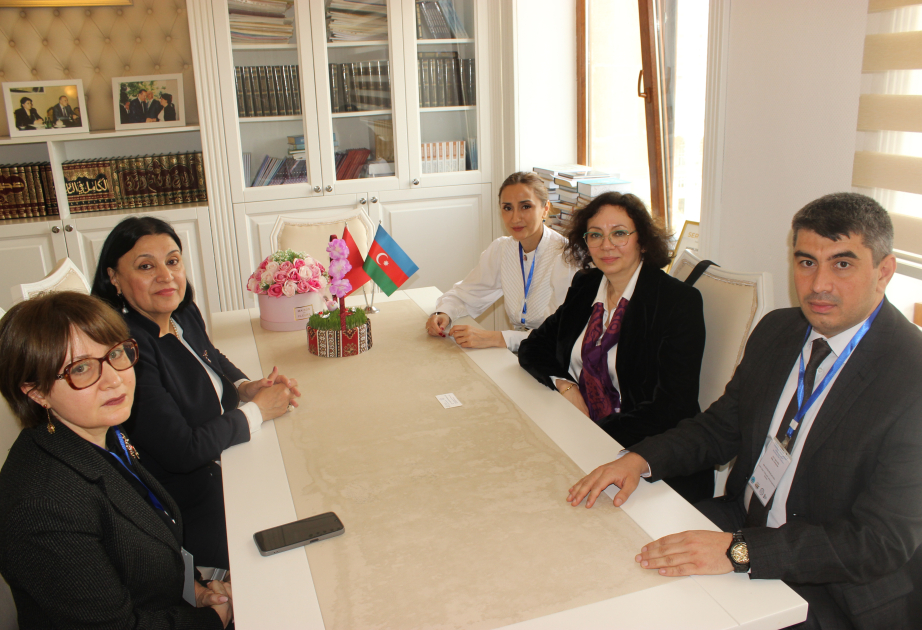 Polşalı alimlər Şərqşünaslıq İnstitutunun tədqiqatları barədə məlumatlandırılıb