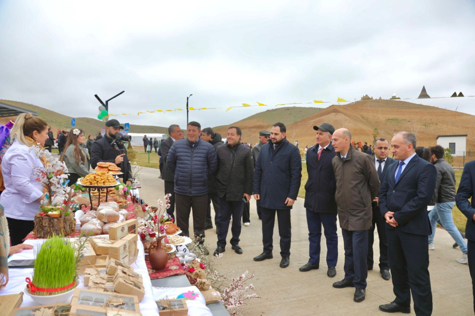 Səməni halvası, “Yallı” və bayram tonqalı - Cəbrayılda möhtəşəm Novruz şənliyi