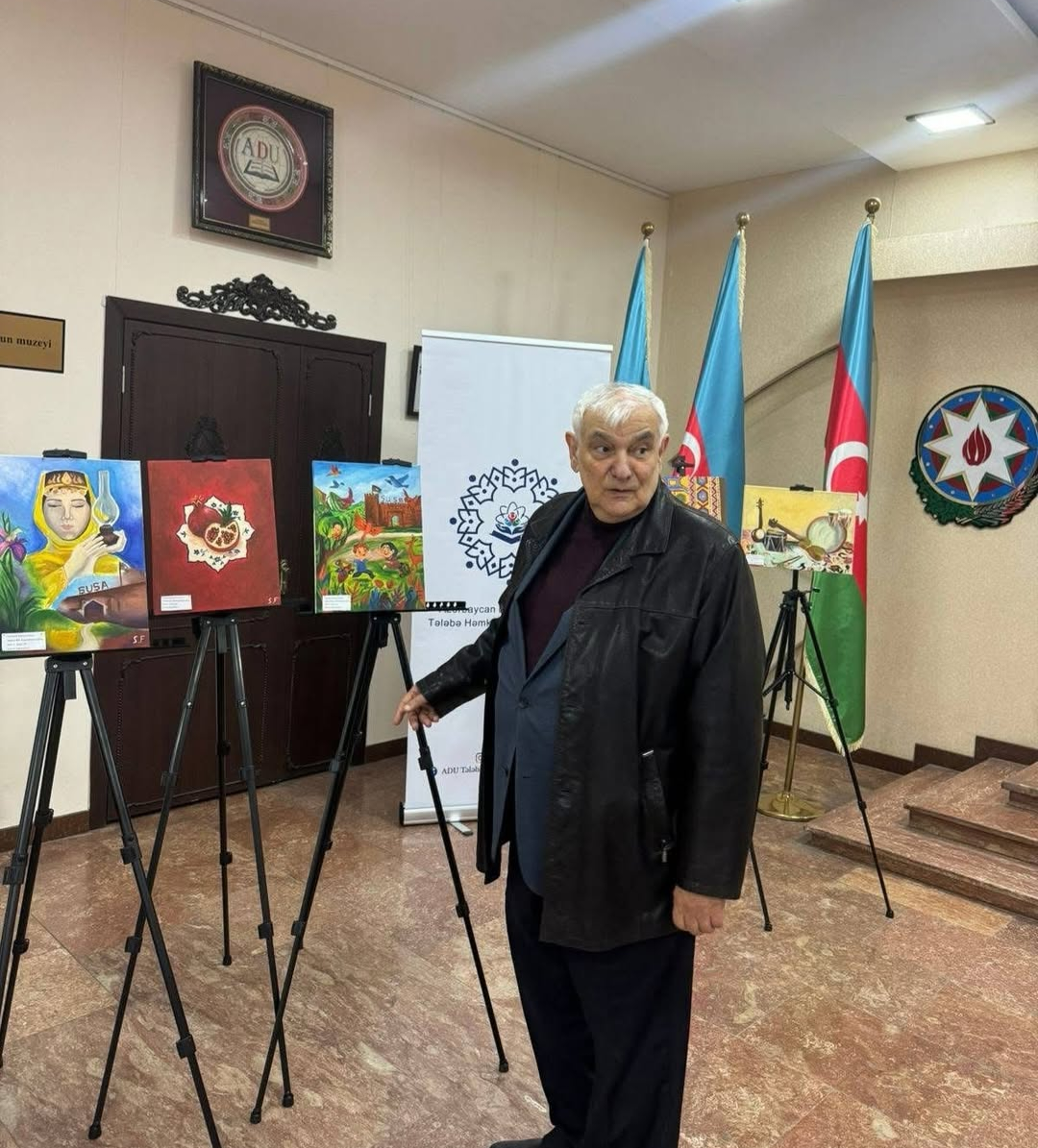 ADU'da tələbələrin yaradıcılıq sərgisi açılıb