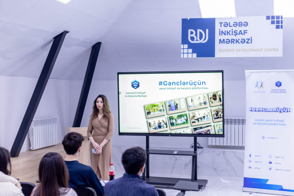 Gənclərin karyera yolunda növbəti addım: BDU-da maarifləndirici tədbir