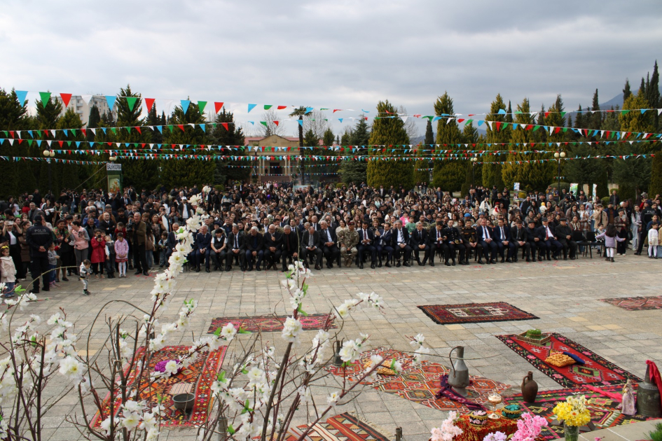 Balakəndə alovlanan Novruz tonqalı: Azsaylı xalqların birlik və bərabərlik rəmzi