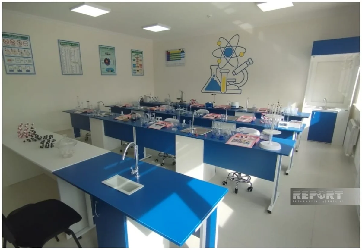 Şamaxı Avropa liseyi zəruri avadanlıq və əyani vəsaitlərlə təchiz edilib