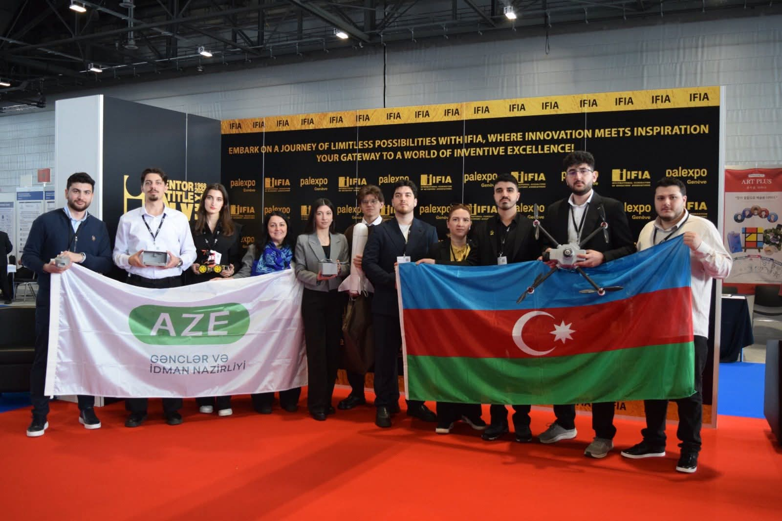 ADNSU tələbələri Cenevrədə beynəlxalq sərgidə uğur qazanıblar