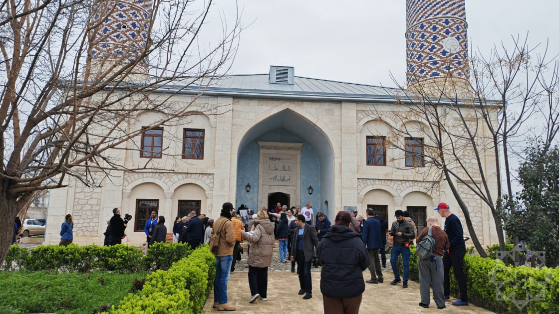 Beynəlxalq səyyahlar Ağdam şəhəri ilə tanış olublar 