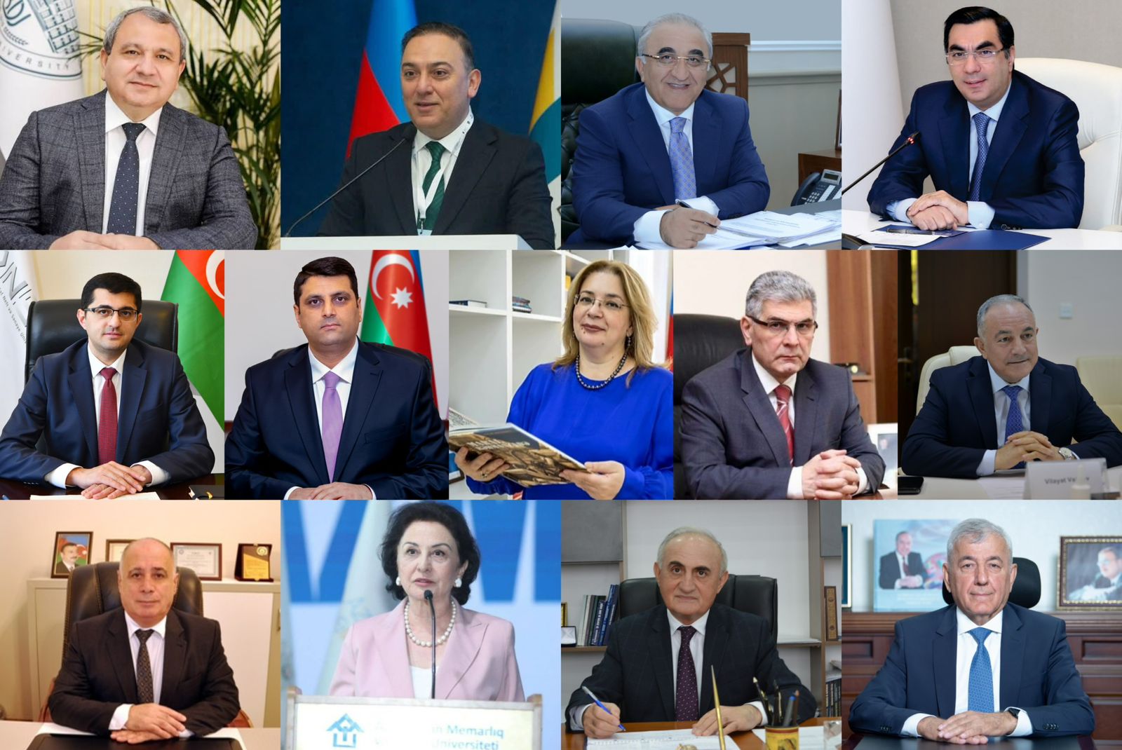 Rektorların ixtisasları: geoloq, tarixçi, şərqşünas, memar, mühəndis...