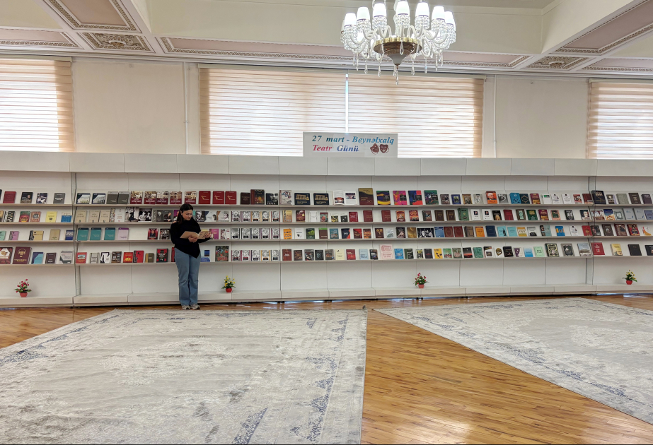 Milli Kitabxanada “27 Mart - Beynəlxalq Teatr Günü” adlı sərgi istifadəçilərə təqdim olunub