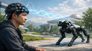 Çində düşüncə ilə idarə olunan robot-it təqdim edildi 