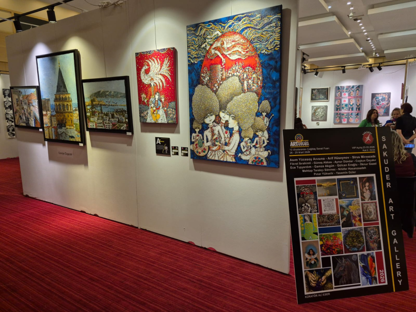 Ankarada beynəlxalq sərgidə Azərbaycan rəssamlarının əsərləri təqdim olunub