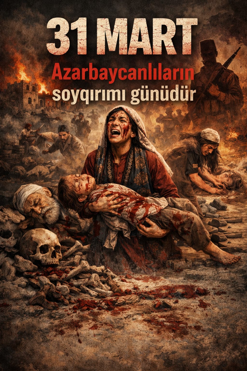 31 Mart – Azərbaycanlıların Soyqırımı Günüdür