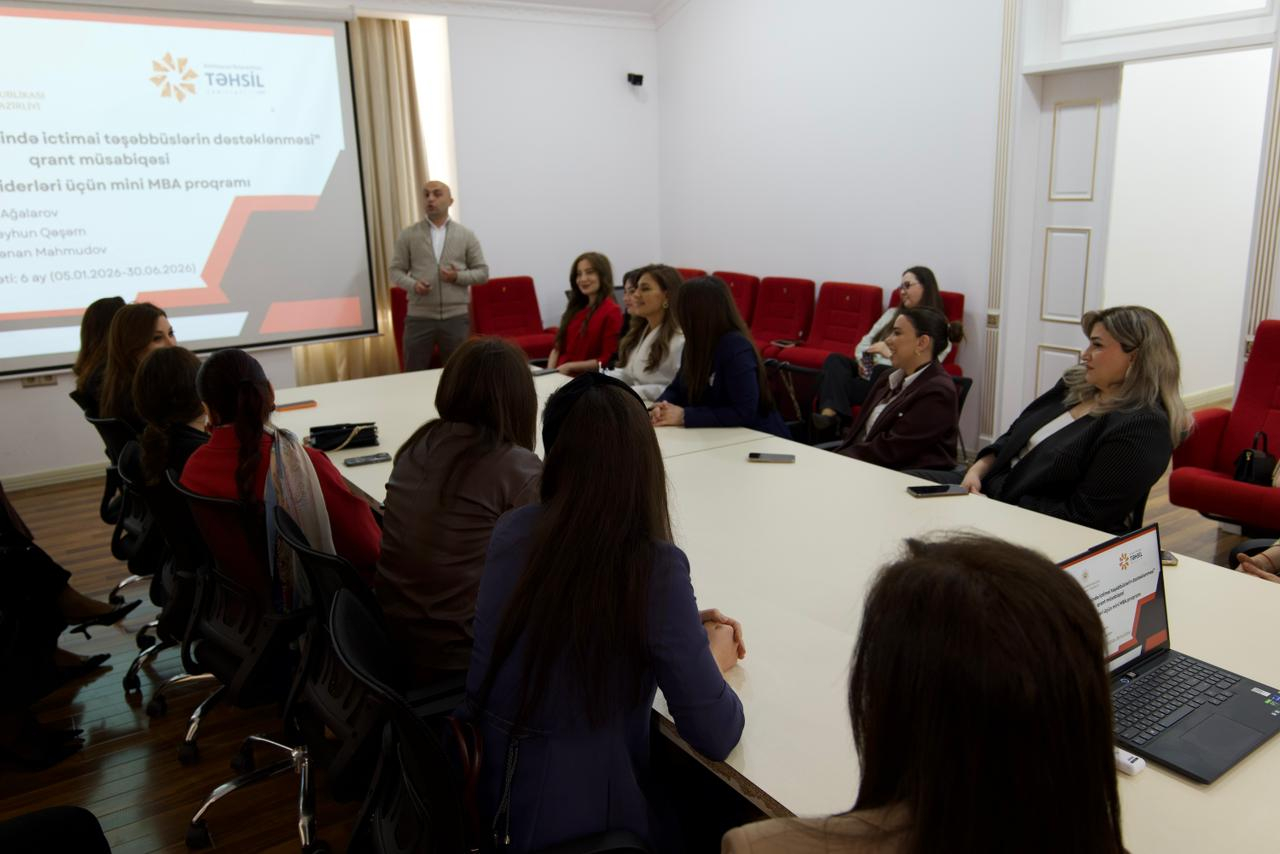 Təhsil liderləri üçün mini MBA proqramının açılış tədbiri keçirilib