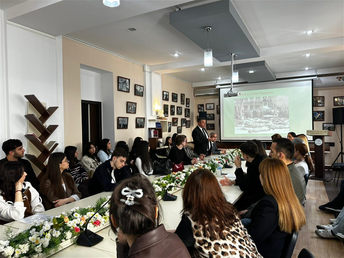 ADU-da 31 mart soyqırımına həsr olunmuş tədbir keçirilib