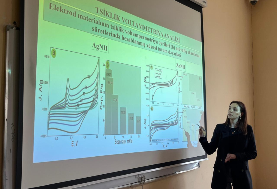 BDU-da ətirli yovşan bitkisi vasitəsilə alınan metal nanohissəciklərin xüsusiyyətləri araşdırılır