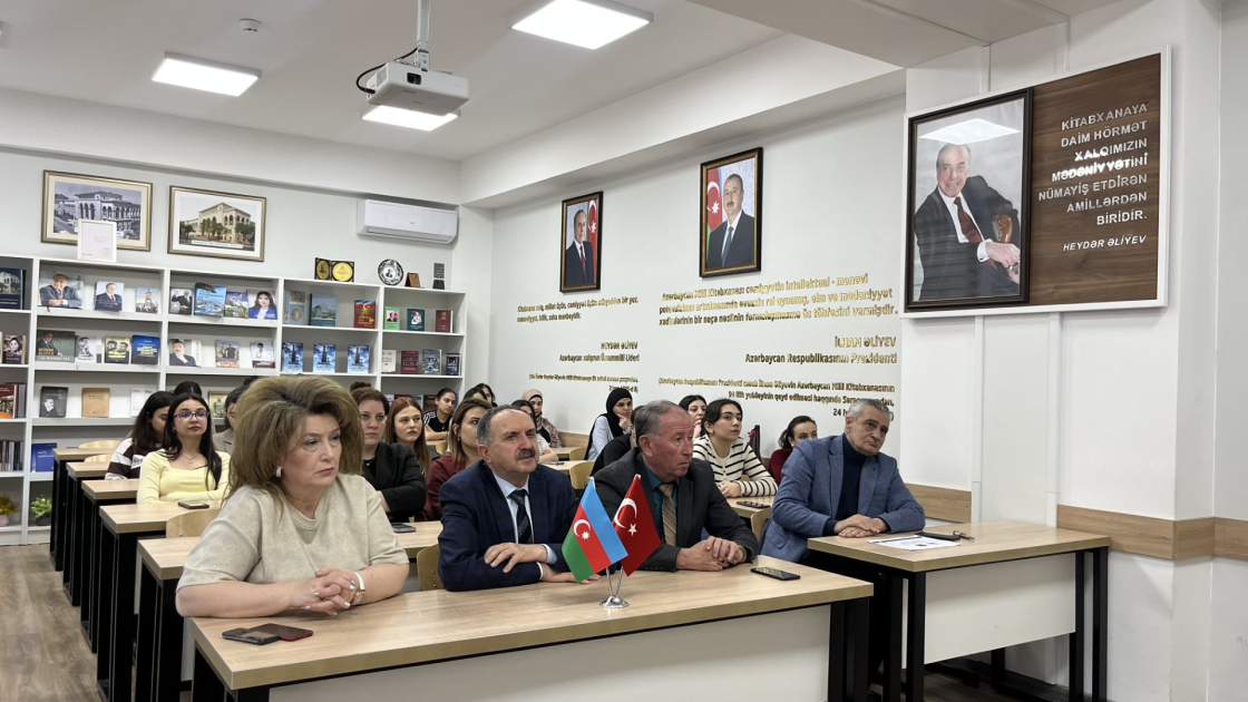 BDU Türkiyədə keçirilən 62-ci “Kitabxana həftəsi”ndə təmsil olunub.