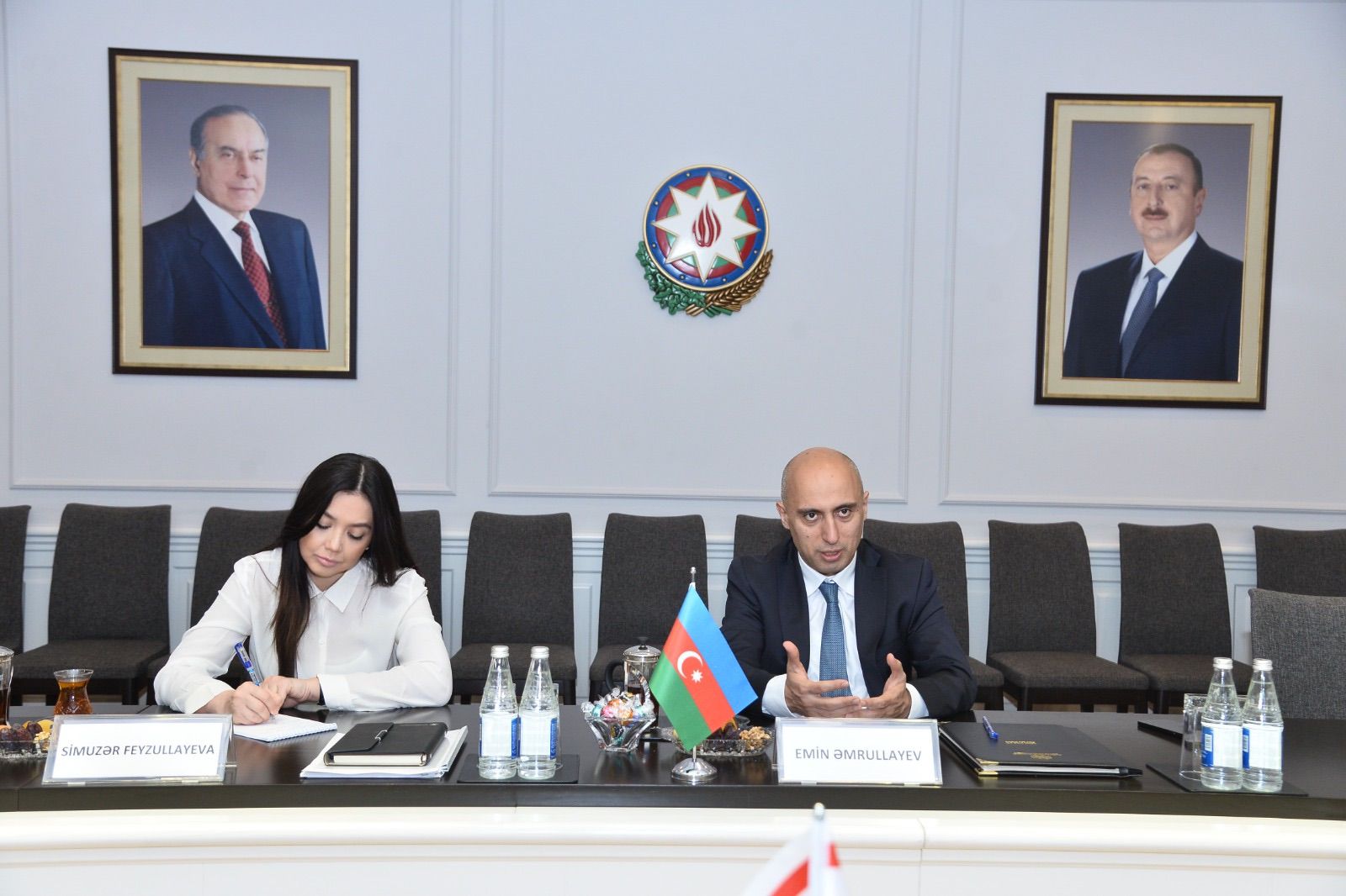 Nazir Şimali Kipr Türk Respublikasının Baş naziri ilə görüşüb