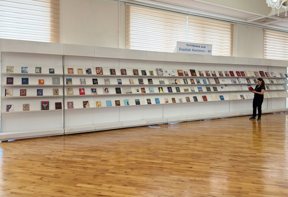 Milli Kitabxanada “Teatrşünas-alim İnqilab Kərimov - 95” adlı kitab sərgisi açılıb